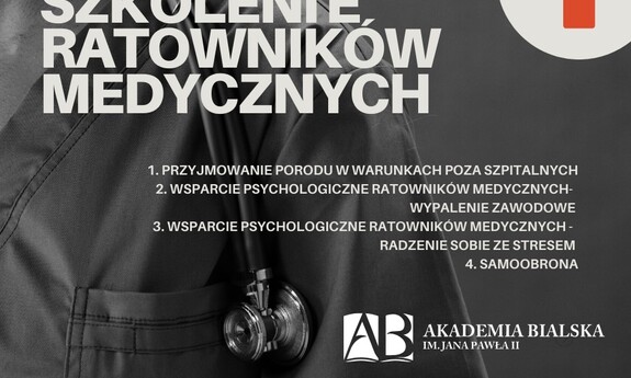 Cykl szkoleń dla RATOWNIKÓW MEDYCZNYCH